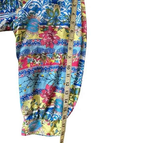 Johnny Was Midsummer Sednea Tunic Medium - Picture 7 of 12